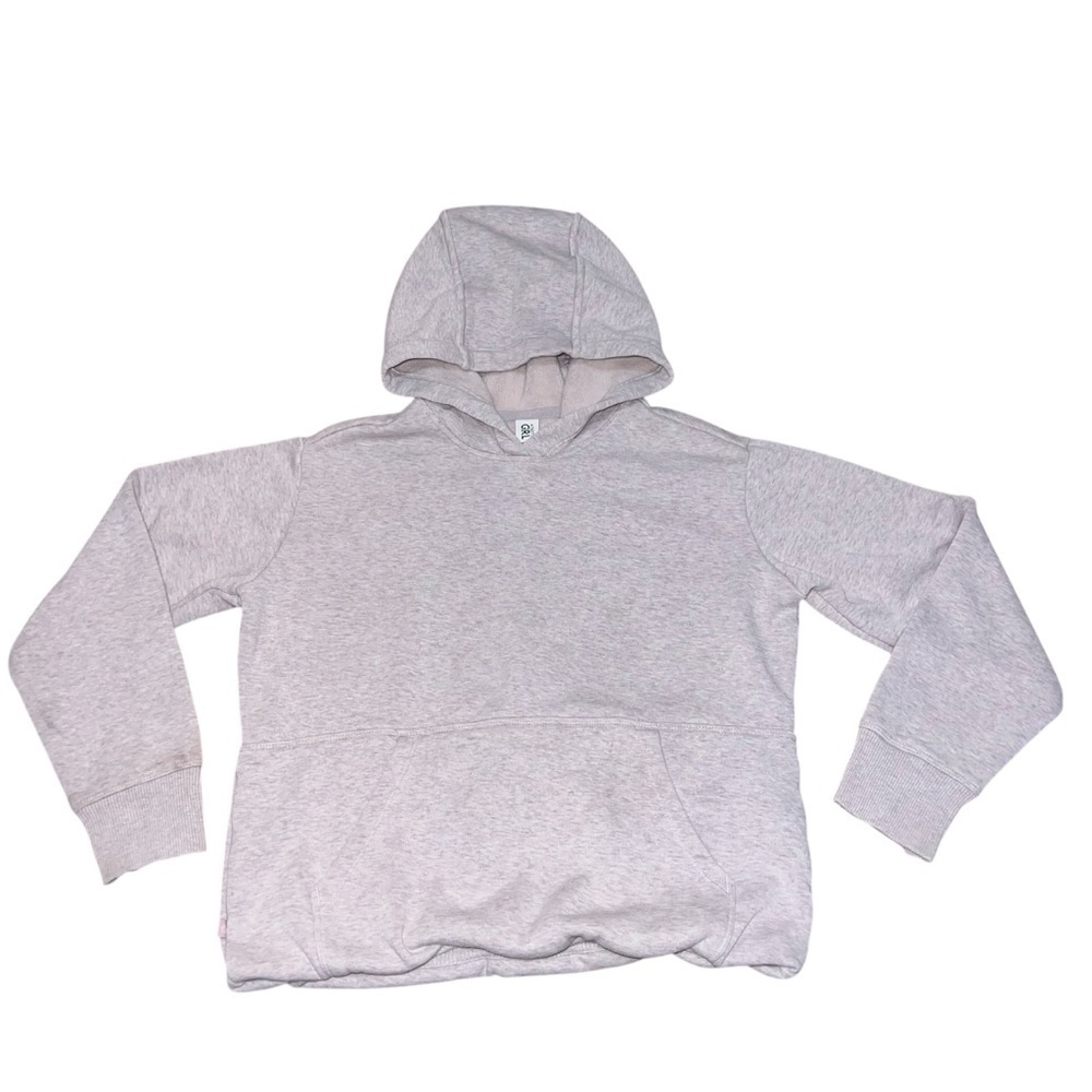 EUC Athleta Girl Crazy Cozy Chill Hoodie Heather Pink Lavender Medium 8-10 Comfy - Picture 7 of 10